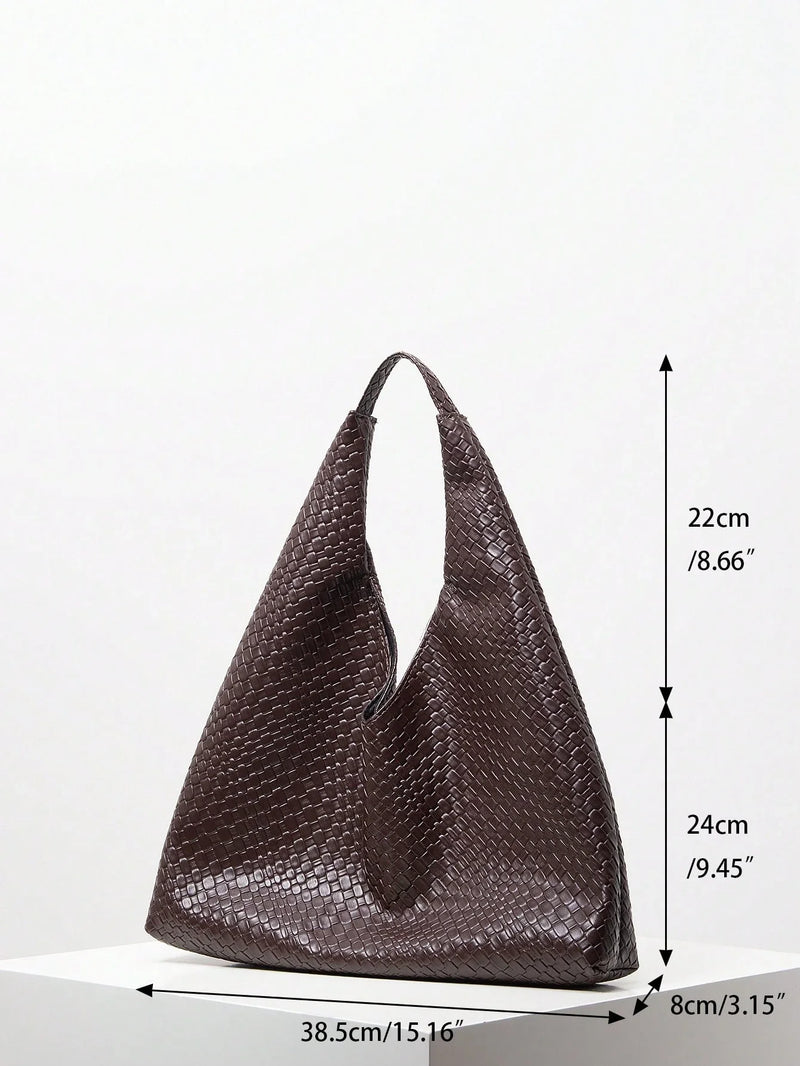 Bolsa Antuérpia | Bolsa Feminina Triangular Texturizada, Elegante e Atemporal - Menta Chic