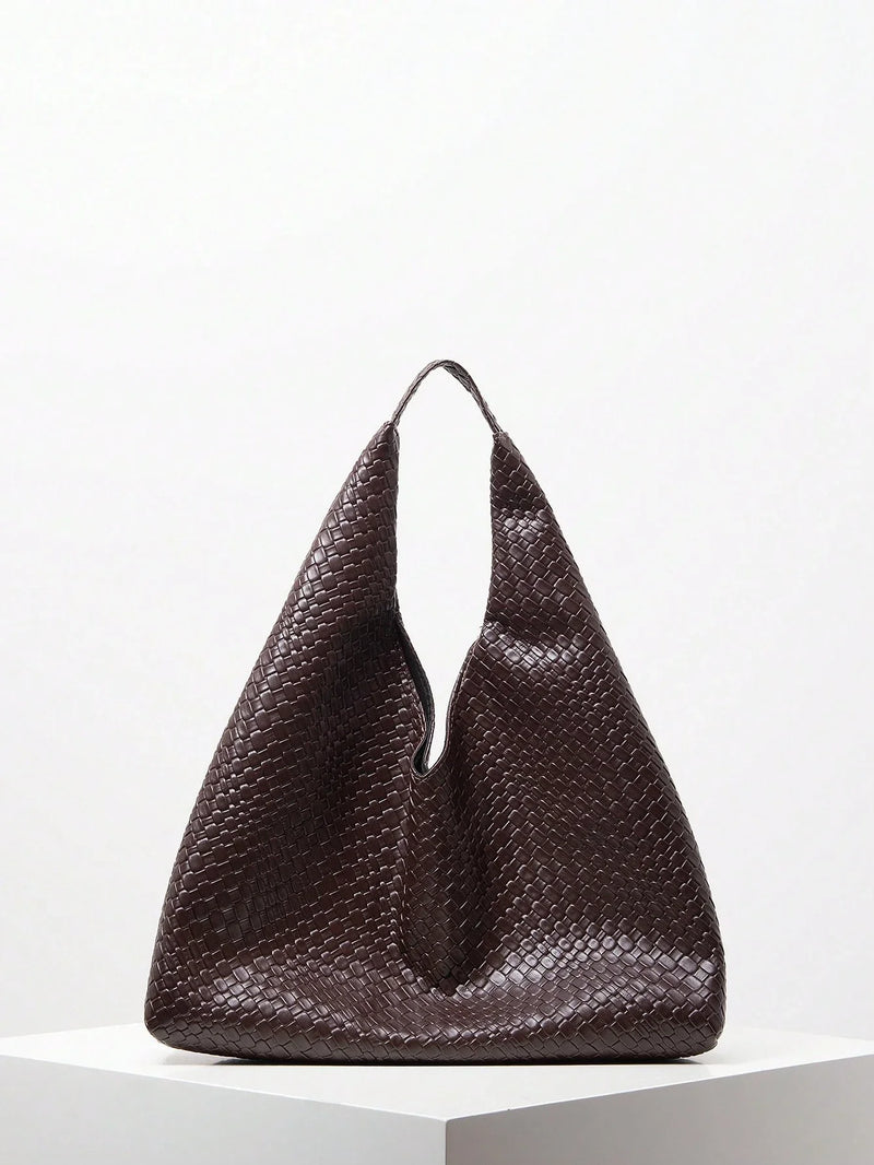 Bolsa Antuérpia | Bolsa Feminina Triangular Texturizada, Elegante e Atemporal - Menta Chic