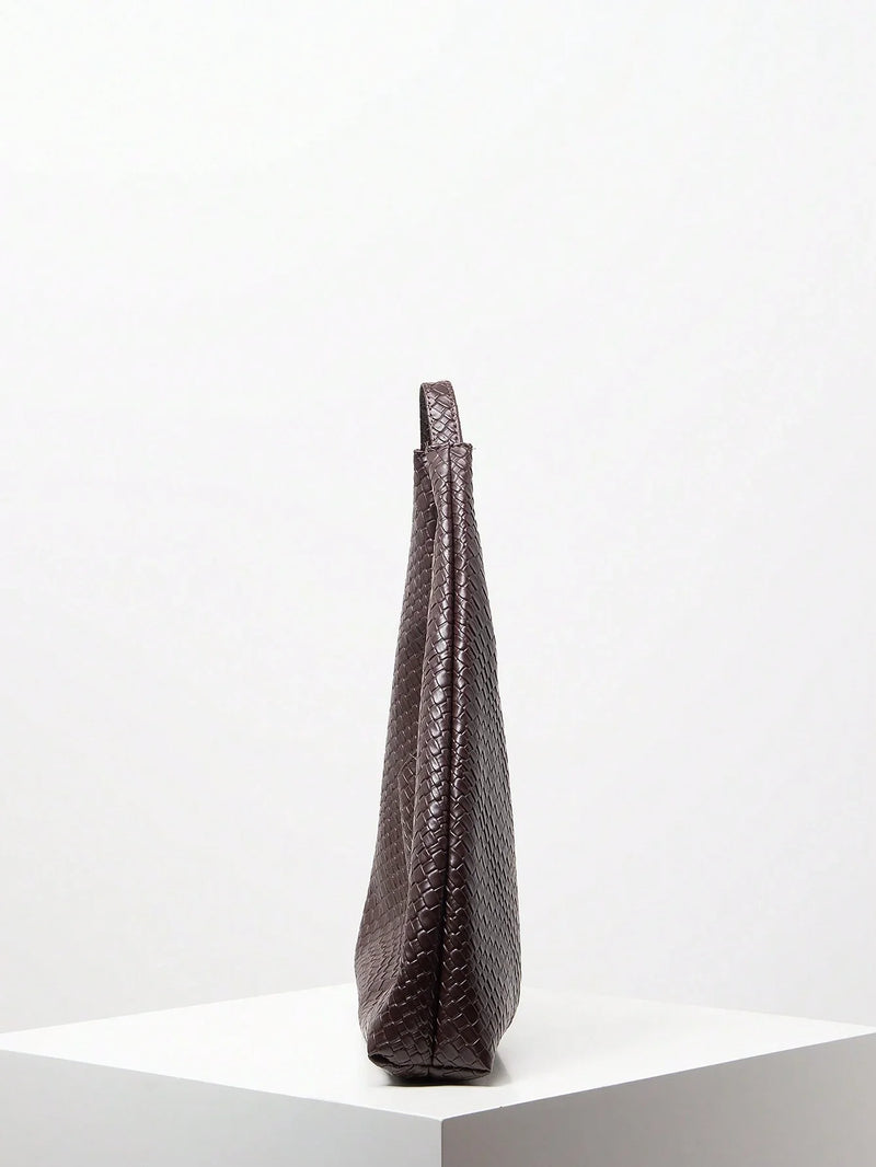 Bolsa Antuérpia | Bolsa Feminina Triangular Texturizada, Elegante e Atemporal - Menta Chic