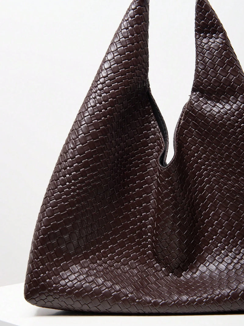 Bolsa Antuérpia | Bolsa Feminina Triangular Texturizada, Elegante e Atemporal - Menta Chic