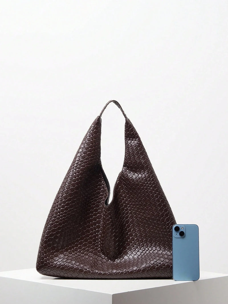 Bolsa Antuérpia | Bolsa Feminina Triangular Texturizada, Elegante e Atemporal - Menta Chic
