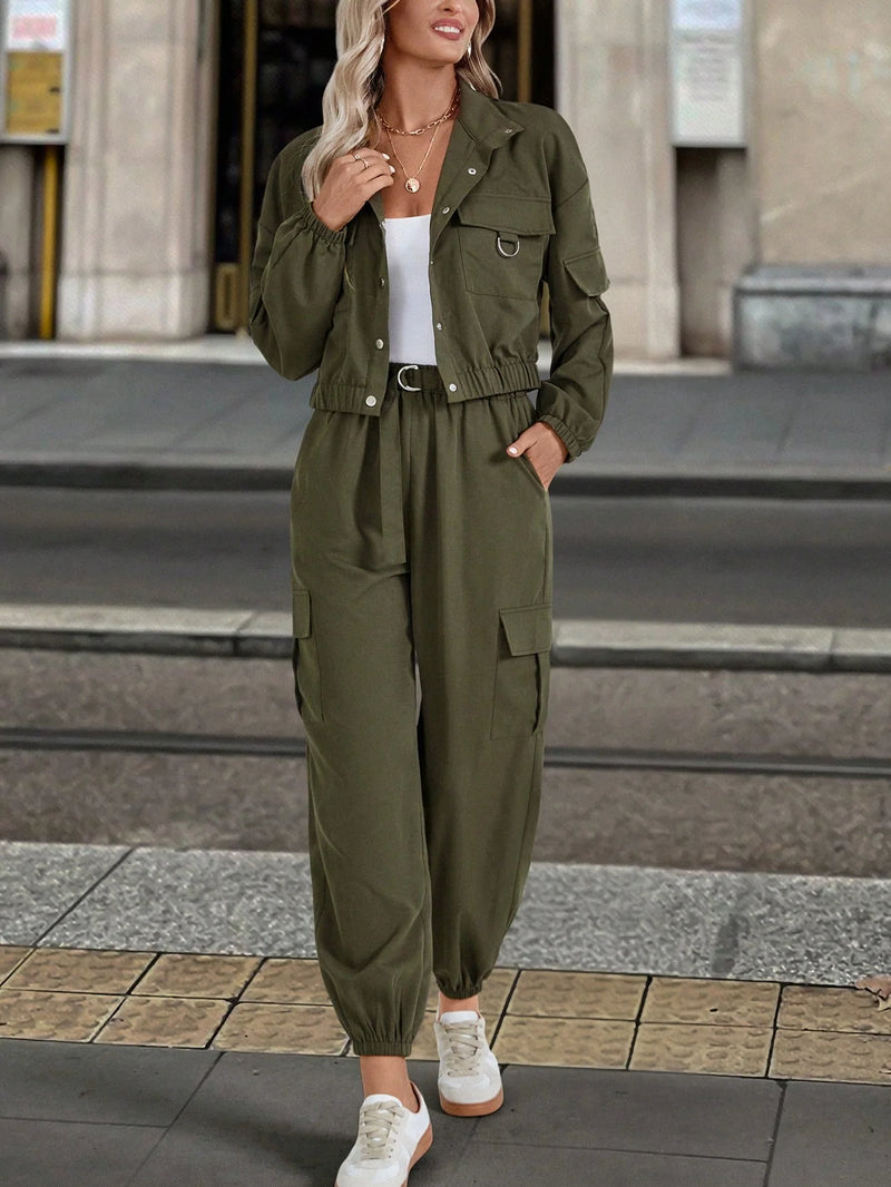 Conjunto Oslo – Estilo utilitário com sofisticação casual