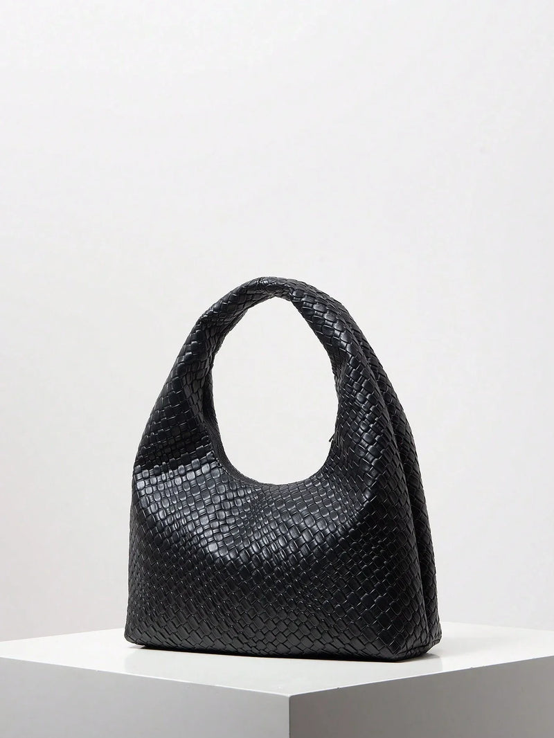 Bolsa Amalfi | Bolsa Hobo Feminina Texturizada, Elegante e Atemporal - Menta Chic