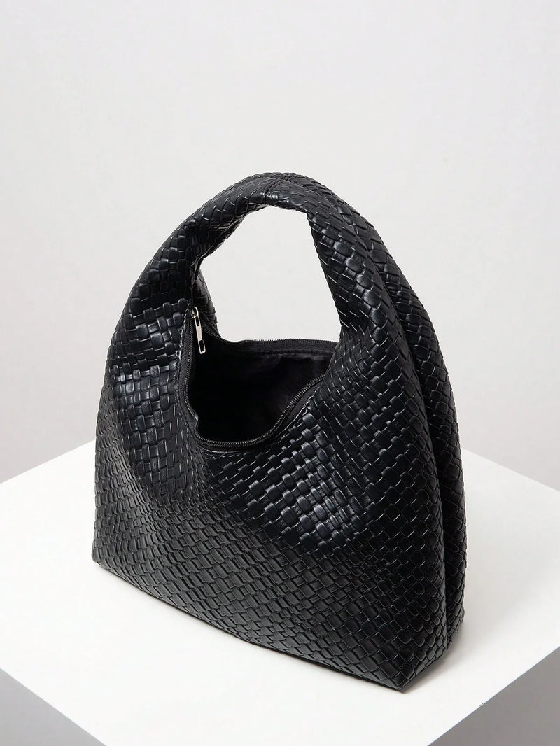 Bolsa Amalfi | Bolsa Hobo Feminina Texturizada, Elegante e Atemporal - Menta Chic