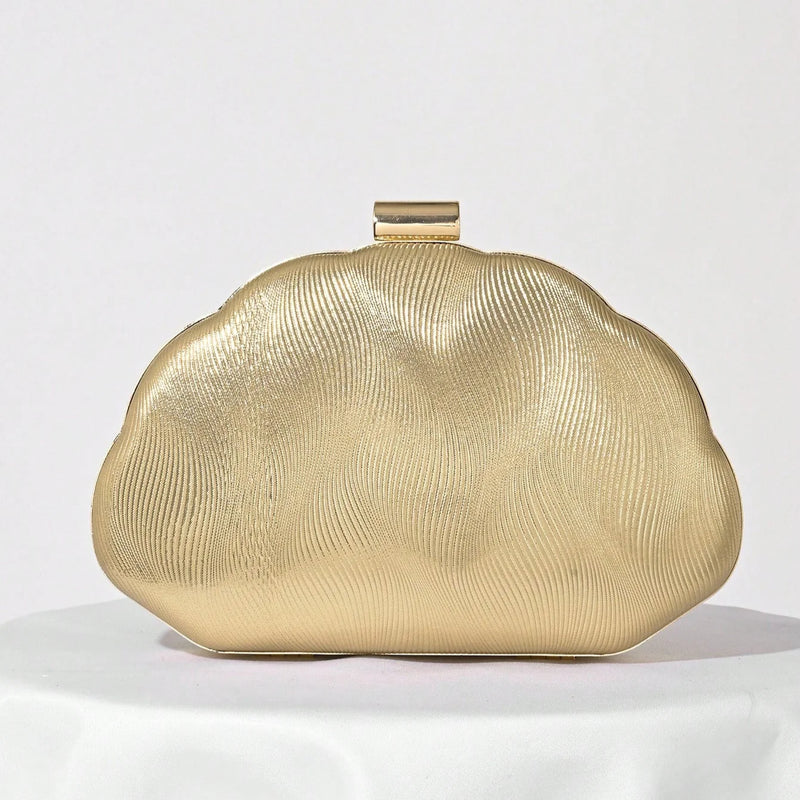 Bolsa Veneza – Escultura dourada em forma de elegância
