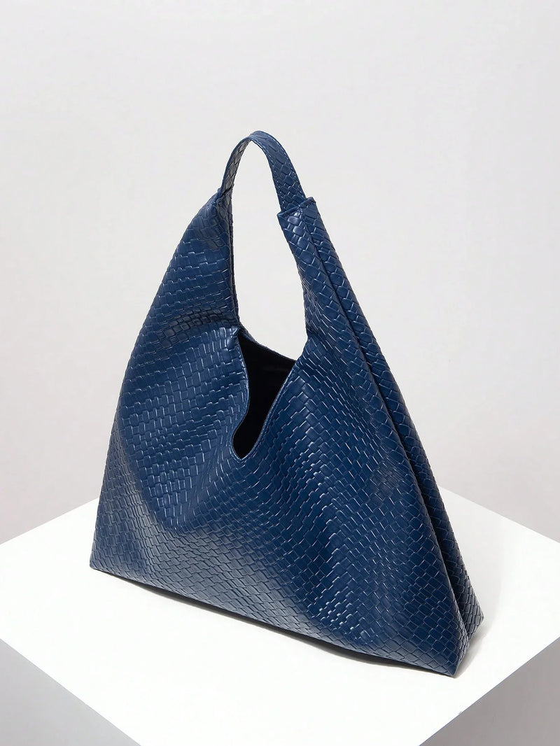 Bolsa Antuérpia | Bolsa Feminina Triangular Texturizada, Elegante e Atemporal - Menta Chic