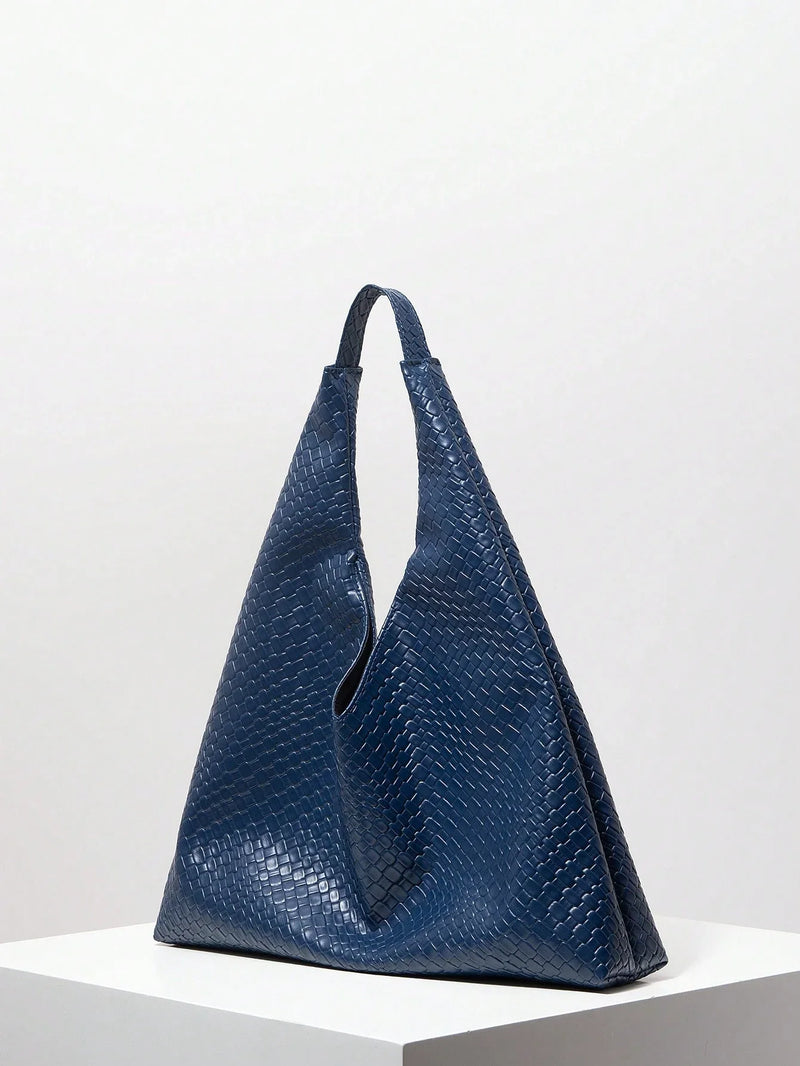Bolsa Antuérpia | Bolsa Feminina Triangular Texturizada, Elegante e Atemporal - Menta Chic
