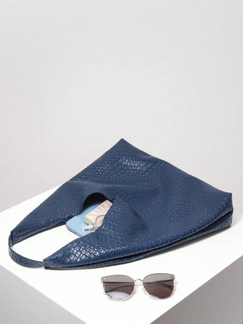 Bolsa Antuérpia | Bolsa Feminina Triangular Texturizada, Elegante e Atemporal - Menta Chic