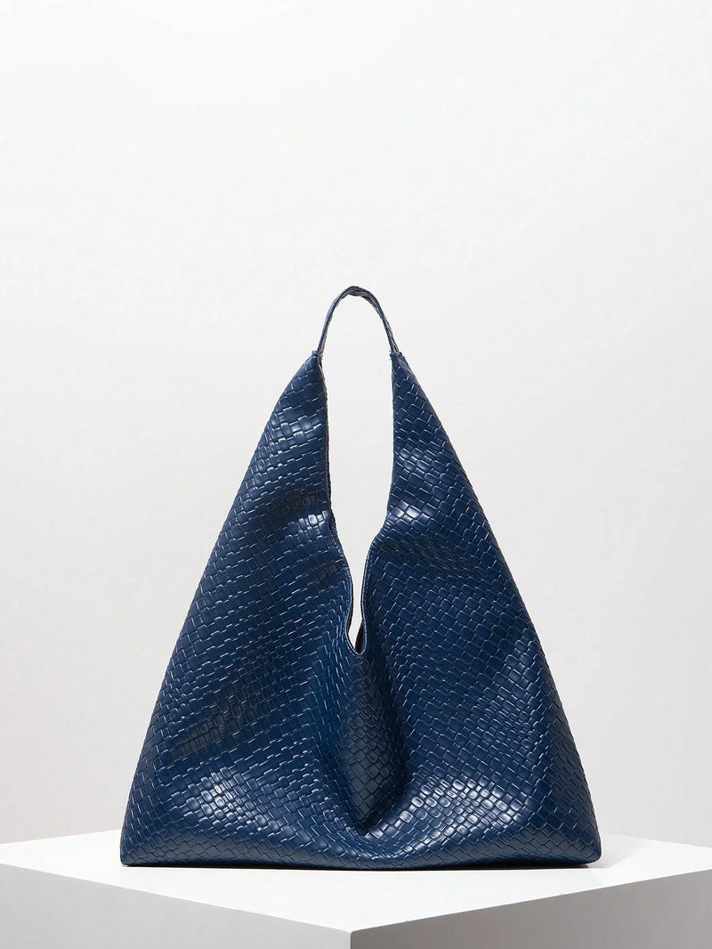 Bolsa Antuérpia | Bolsa Feminina Triangular Texturizada, Elegante e Atemporal - Menta Chic