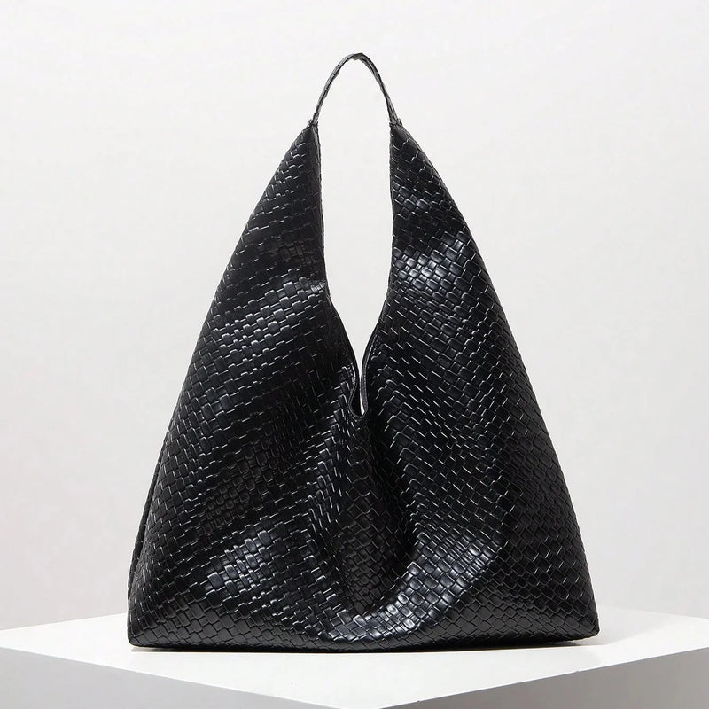 Bolsa Antuérpia | Bolsa Feminina Triangular Texturizada, Elegante e Atemporal - Menta Chic