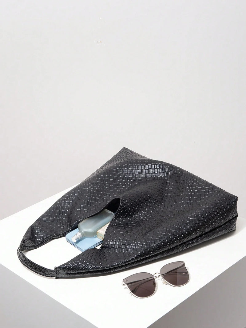 Bolsa Antuérpia | Bolsa Feminina Triangular Texturizada, Elegante e Atemporal - Menta Chic