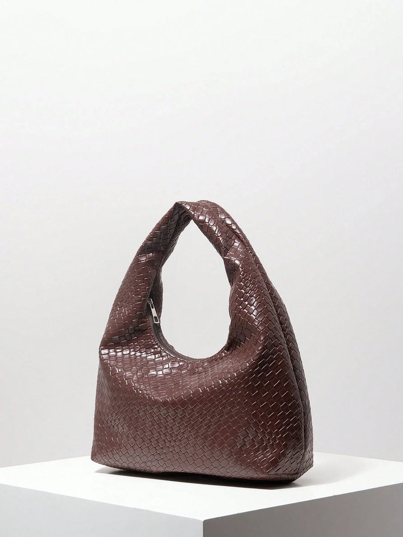 Bolsa Amalfi | Bolsa Hobo Feminina Texturizada, Elegante e Atemporal - Menta Chic