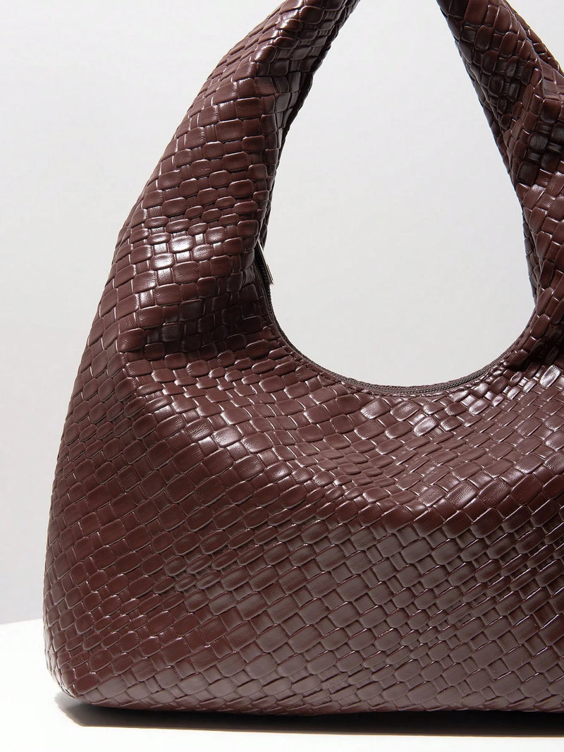Bolsa Amalfi | Bolsa Hobo Feminina Texturizada, Elegante e Atemporal - Menta Chic