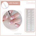 KIT LED Portátil + Unhas Adesivas em gel